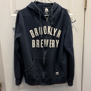 Brooklyn Brewery Navy Zip-Up Hoodie